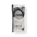 CAT5e UTP Netzwerkkabel | RJ45 (8P8C)-Stecker  -  RJ45 (8P8C)-Stecker | 1,0 m | Anthrazit