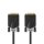 DVI-Kabel | DVI-D 24 +1-polige Buchse  -  DVI-D 24 +1-polige Buchse | 2,0 m | Anthrazit