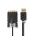 DisplayPort - DVI-Kabel | DisplayPort-Stecker  -  DVI-D 24 +1-polige Buchse | 2,0 m | Anthrazit