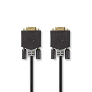 5m VGA Stecker Kabel PC Video / Beamer / KVM Schalter WUXGA 1920x1200
