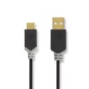 24 Karat vergoldet I USB 2.0-Kabel | Stecker Typ C  -...