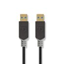 2m USB 3.2 GEN 1 Kabel - USB A Stecker A Stecker I...