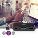 USB MultiPort Adapter - USB-C Stecker - VGA USB-A C...