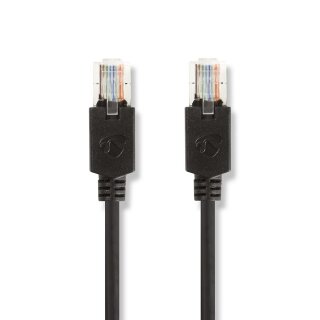 CAT5e UTP Netzwerkkabel | RJ45 (8P8C)-Stecker  -  RJ45 (8P8C)-Stecker | 1,0 m | Anthrazit