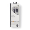 CAT5e UTP Netzwerkkabel | RJ45 (8P8C)-Stecker  -  RJ45 (8P8C)-Stecker | 3,0 m | Anthrazit