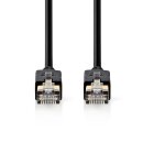 CAT6 F/UTP Netzwerkkabel | RJ45 (8P8C)-Stecker  -  RJ45 (8P8C)-Stecker | 1,0 m | Anthrazit