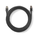 CAT6 F/UTP Netzwerkkabel | RJ45 (8P8C)-Stecker  -  RJ45 (8P8C)-Stecker | 10 m | Anthrazit