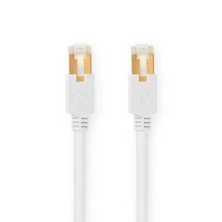 CAT6 S/FTP Netzwerkkabel  |  RJ45 (8P8C)-Stecker – RJ45 (8P8C)-Stecker  |  1,0 m  |  Weiß