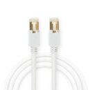CAT6 S/FTP Netzwerkkabel  |  RJ45 (8P8C)-Stecker – RJ45 (8P8C)-Stecker  |  7,5 m  |  Weiß