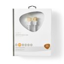 CAT6 S/FTP Netzwerkkabel  |  RJ45 (8P8C)-Stecker – RJ45 (8P8C)-Stecker  |  7,5 m  |  Weiß