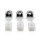 Cat5 UTP Netzwerk-Steckerset | RJ45-Stecker  -  Separater Knickschutz | 10 Stück | Grau