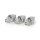Cat5 UTP Netzwerk-Steckerset | RJ45-Stecker  -  Separater Knickschutz | 10 Stück | Grau