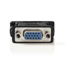 DVI-zu-VGA-Adapter | DVI-I 24 + 5-poliger Stecker - VGA-Buchse | Schwarz