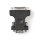 VGA-zu-DVI-Adapter | VGA-Stecker - DVI-I 24 + 5-polige Buchse | Schwarz