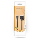 HDMI – DVI-Kabel | HDMI-Verbinder - DVI-D 24 +1-polige Stecker | 3,0 m | Schwarz