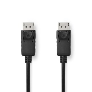 DisplayPort-Kabel 1.2 | DisplayPort-Stecker - DisplayPort-Stecker | 2,0 m | Schwarz