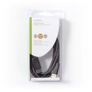 DisplayPort-Kabel 1.2 | DisplayPort-Stecker - DisplayPort-Stecker | 3,0 m | Schwarz