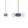 Mini DisplayPort - VGA-Kabel | Mini DisplayPort-Stecker - VGA-Buchse | 0,2 m | Weiß