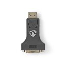 DisplayPort – DVI-Adapter | DisplayPort-Stecker - DVI-I 24 + 5-polige Buchse | Schwarz