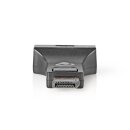 DisplayPort – DVI-Adapter | DisplayPort-Stecker - DVI-I 24 + 5-polige Buchse | Schwarz