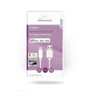 Daten- und Ladekabel | Apple Lightning - USB-A-Stecker | 3,0 m | Weiß