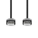 USB 2.0-Kabel | A-Stecker - A-Stecker | 2,0 m | Schwarz