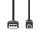 USB 2.0-Kabel | A-Stecker - B-Stecker | 2,0 m | Schwarz