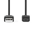 USB 2.0-Kabel | A-Stecker - Micro-B-Stecker | 3m |  Computer Pc Laptop Adapter