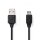 1m Ladekabel I USB A Stecker - USB MICRO B Stecker I 10W I 480 Mbps I schwarz