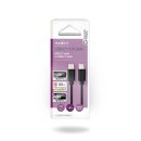 USB 2.0-Kabel | Stecker Typ C - Stecker Typ C | 1,0 m | Schwarz