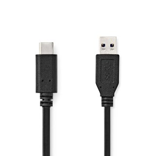 USB-C™ 3.1-Gen2-Kabel | Stecker Typ C - A-Stecker | 1,0 m | Schwarz