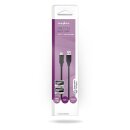 USB-C™ 3.1-Gen2-Kabel | Stecker Typ C - A-Stecker | 1,0 m | Schwarz