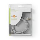 Cat 5e SF/UTP Netzwerkkabel | RJ45 (8P8C)-Stecker - RJ45 (8P8C)-Stecker | 1,5 m | Grau