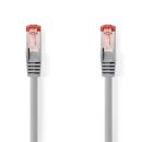 Cat 6 S/FTP Netzwerkkabel | RJ45 (8P8C)-Stecker - RJ45 (8P8C)-Stecker | 1,0 m | Grau