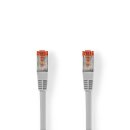 Cat 6 S/FTP Netzwerkkabel | RJ45 (8P8C)-Stecker - RJ45 (8P8C)-Stecker | 1,5 m | Grau