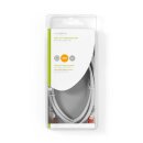 Cat 6 S/FTP Netzwerkkabel | RJ45 (8P8C)-Stecker - RJ45 (8P8C)-Stecker | 1,5 m | Grau