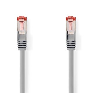 Cat 6 S/FTP Netzwerkkabel | RJ45 (8P8C)-Stecker - RJ45 (8P8C)-Stecker | 2,0 m | Grau