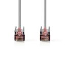 Cat 6 S/FTP Netzwerkkabel | RJ45 (8P8C)-Stecker - RJ45 (8P8C)-Stecker | 2,0 m | Grau