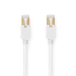 CAT6 S/FTP Netzwerkkabel  |  RJ45 (8P8C)-Stecker – RJ45 (8P8C)-Stecker  |  10 m  |  Weiß