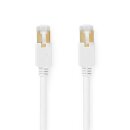 CAT6 S/FTP Netzwerkkabel  |  RJ45 (8P8C)-Stecker – RJ45 (8P8C)-Stecker  |  10 m  |  Weiß