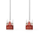 CAT6 S/FTP Netzwerkkabel  |  RJ45 (8P8C)-Stecker – RJ45 (8P8C)-Stecker  |  3,0 m  |  Weiß