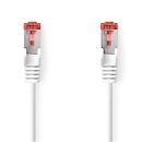CAT6 S/FTP Netzwerkkabel  |  RJ45 (8P8C)-Stecker – RJ45 (8P8C)-Stecker  |  5,0 m  |  Weiß