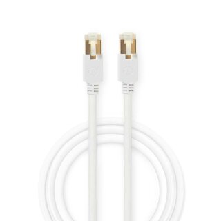 CAT6 S/FTP Netzwerkkabel  |  RJ45 (8P8C)-Stecker – RJ45 (8P8C)-Stecker  |  7,5 m  |  Weiß