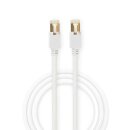 CAT6 S/FTP Netzwerkkabel  |  RJ45 (8P8C)-Stecker – RJ45 (8P8C)-Stecker  |  7,5 m  |  Weiß