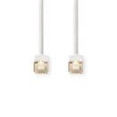 CAT6 S/FTP Netzwerkkabel  |  RJ45 (8P8C)-Stecker – RJ45 (8P8C)-Stecker  |  7,5 m  |  Weiß
