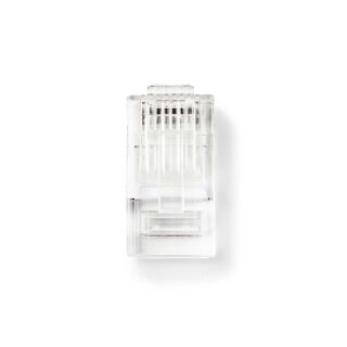 Cat 5 Netzwerk-Stecker | RJ45 (8P8C)-Stecker - 10 Stück | Transparent