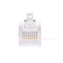 Cat 5 Netzwerk-Stecker | RJ45 (8P8C)-Stecker - 10 Stück | Transparent