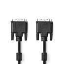 DVI-Kabel | DVI-D 24 +1-polige Buchse  -  DVI-D 24 +1-polige Buchse | 2,0 m | Schwarz