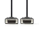 DVI-Kabel | DVI-D 24 +1-polige Buchse  -  DVI-D 24 +1-polige Buchse | 2,0 m | Schwarz