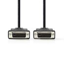 DVI-Kabel | DVI-D 24 +1-polige Buchse  -  DVI-D 24 +1-polige Buchse | 2,0 m | Schwarz
